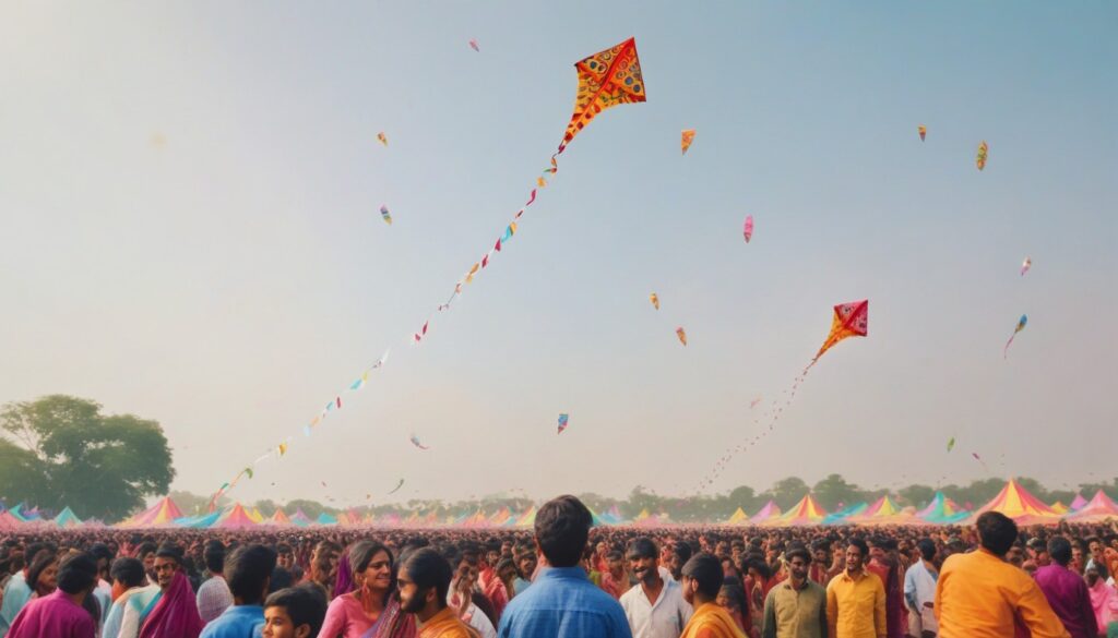 Uttarayan Festival Kite Flying