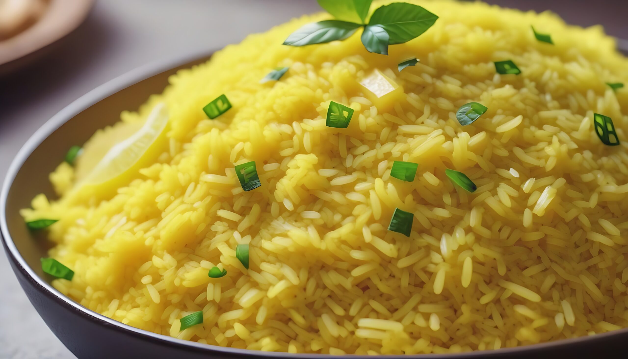 Yellow Zesty Lemon Rice